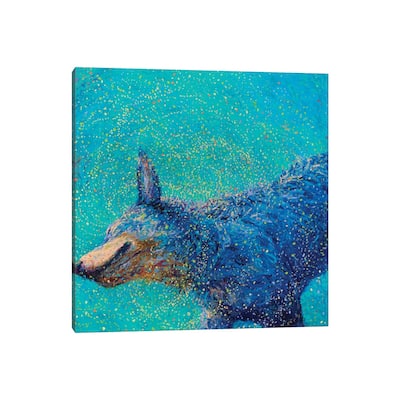 iCanvas "Shaking Blue Heeler" by Iris Scott Canvas Print