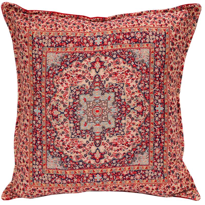 Moroccan Sultan Decorative Throw Pillow - Crimson