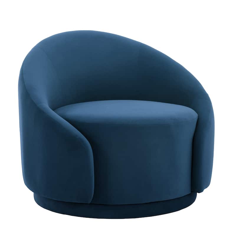 Boucle Barrel Chair Upholstered 360°Swivel Armchair Set of 2