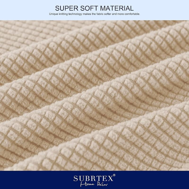 Subrtex Stretch Sofa Slipcover Cover with 3 Separate Cushion Cover