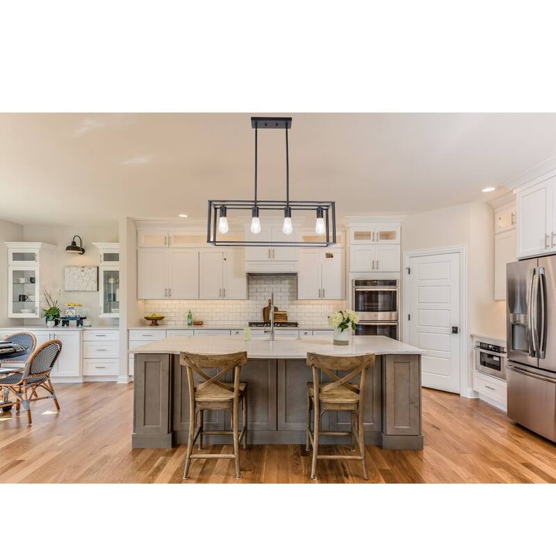 Modern 10-Light Semi Flush Mount Ceiling Chandelier, Dimmable Ceiling Lamp for Bedroom, Entryway, or Cafe
