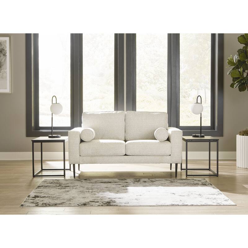 Signature Design by Ashley Hazela Loveseat - 60"W x 35"D x 36"H - Beige
