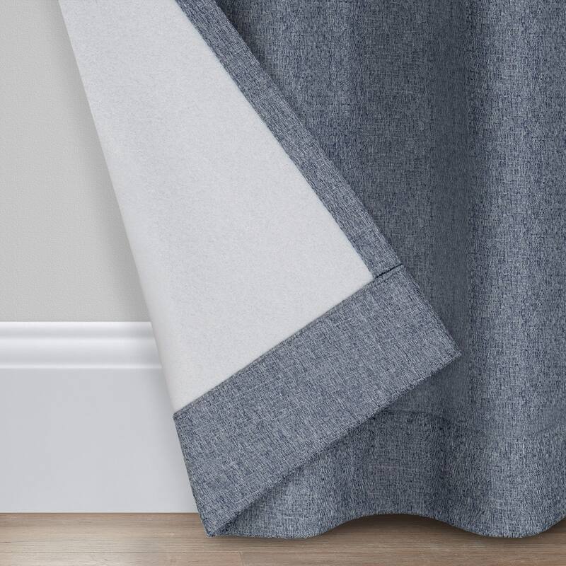 Eclipse Carter Room Darkening Window Curtains, 2 Panels