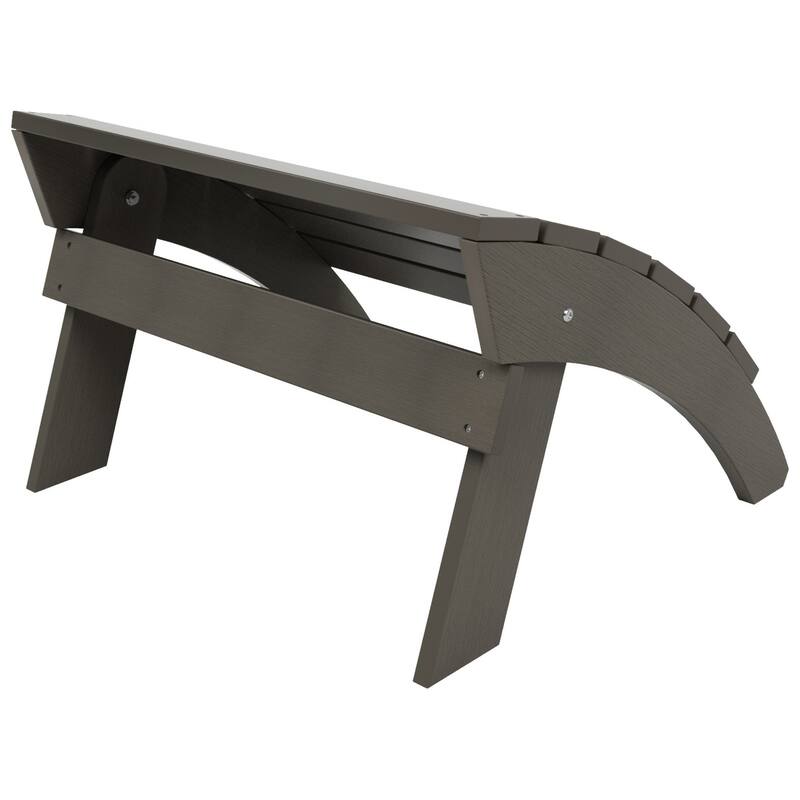 Vineyard HIPS Outdoor Eco-Friendly All Weather Adirondack Chair Ottoman