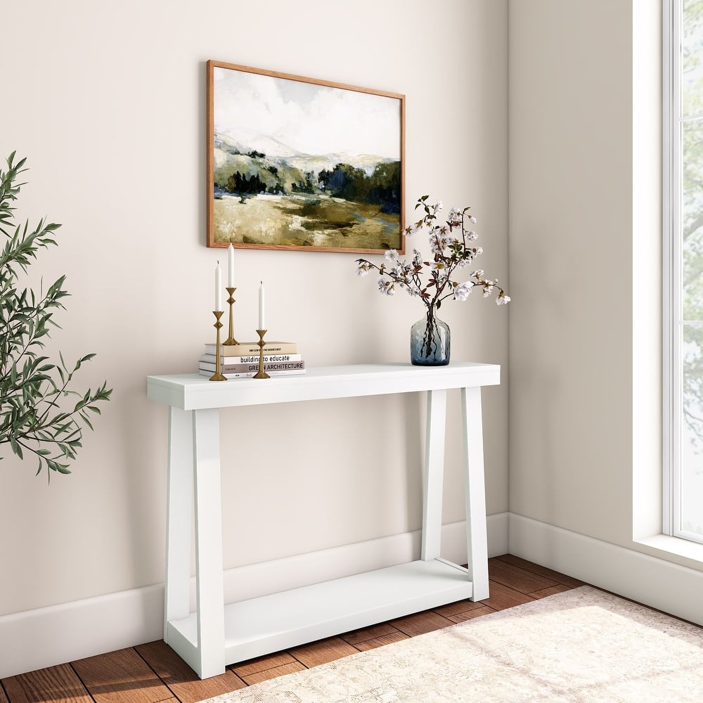 Plank and Beam Classic Console Table with Shelf - 46"