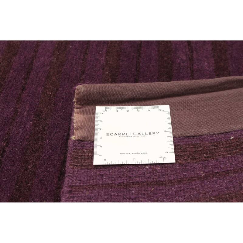 ECARPETGALLERY Hand-knotted Opulence Indigo Wool Rug - 3'1 x 11'4