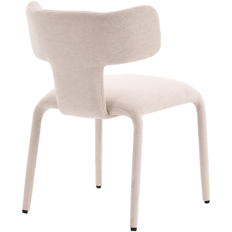 Modern Dining Chairs Set of 2, 18.9"Wx18.5"D Contemporary Fabric Side Chairs