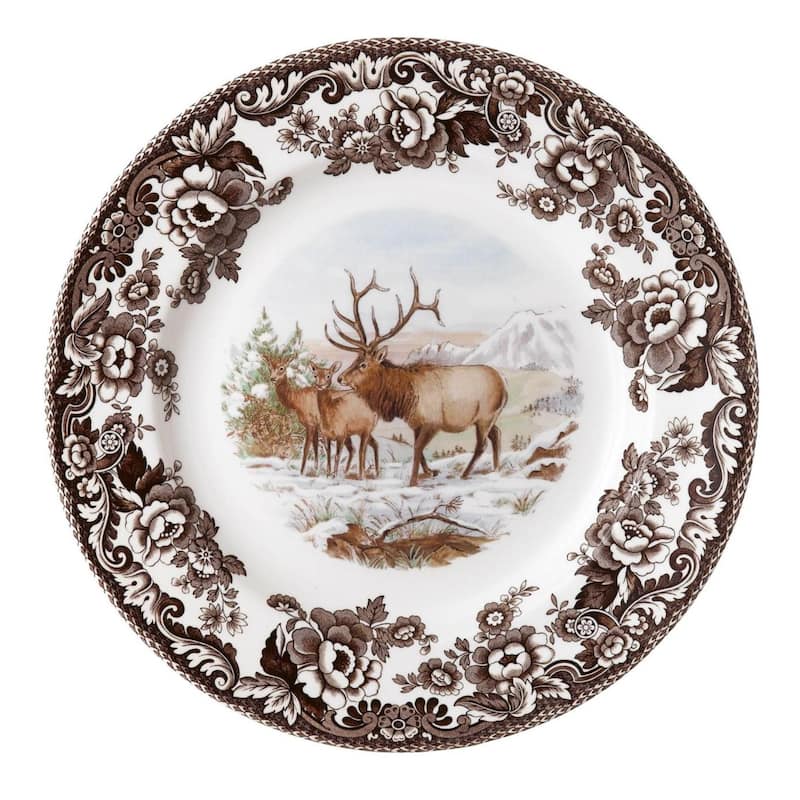 Spode Woodland Dinner Plate Animal Motifs