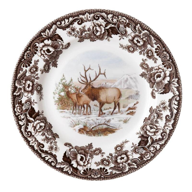 Spode Woodland Dinner Plate Animal Motifs