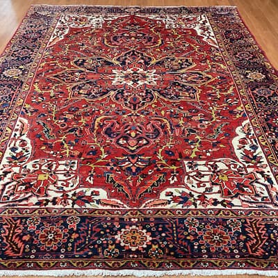 HERAT ORIENTAL Handmade Fine Heriz Rug - 9'4" x 11'11"