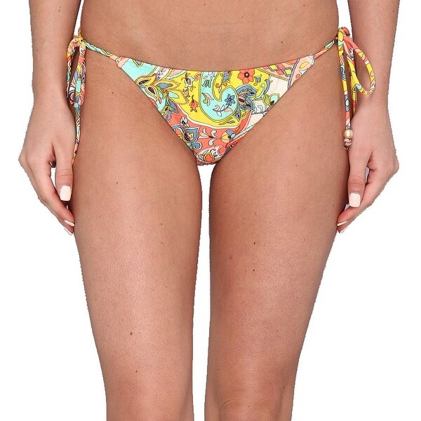 Shoshanna NEW Yellow Women's Size P Petite Bikini Bottom Swimwear