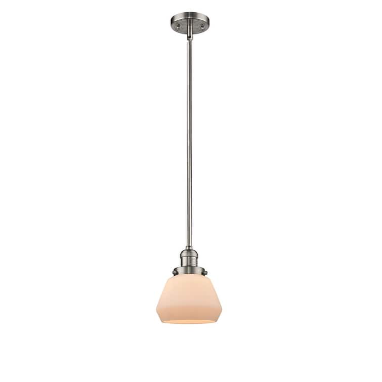 Innovations Lighting Fulton Single Light 7" Wide Mini Pendant with