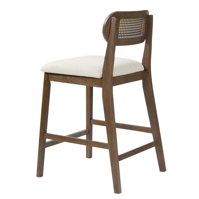 Christopher Knight Home - Kavo Modern Counter Height Bar Stools with Padded Seat & Adjustable Foot Glides