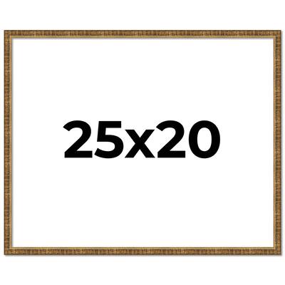 25x20 Frame Gold Solid Wood Picture Frame - Complete Modern Photo