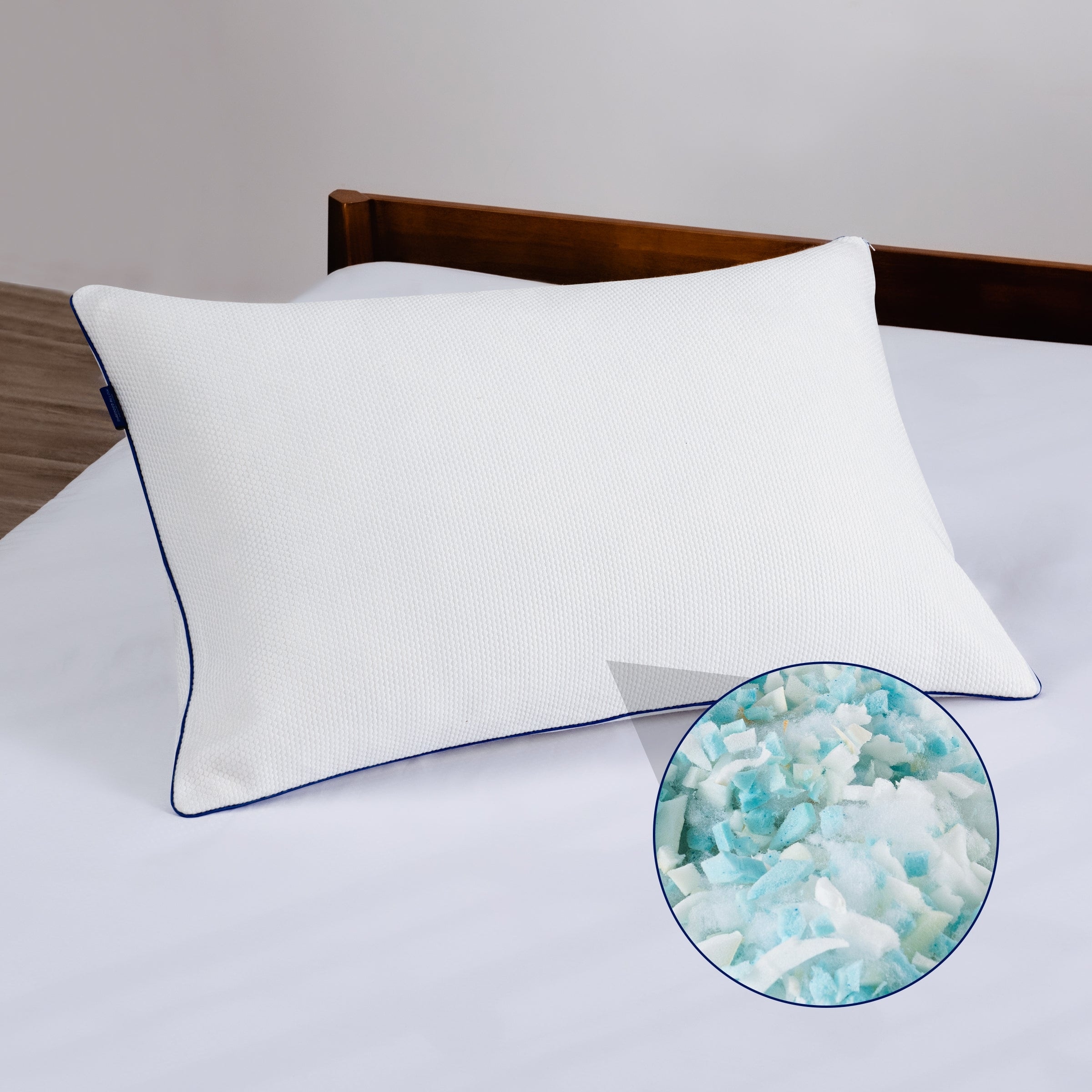 Subrtex Adjustable Shredded Memory Foam Bed Pillow