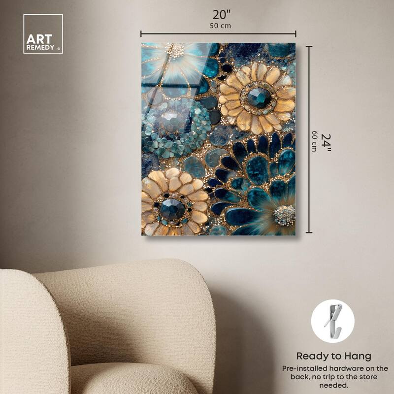 Opulent Geode III Acrylic by Art Remedy, Ready to Hang