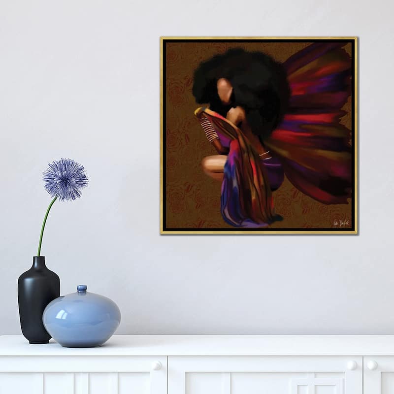 iCanvas "Spread Your Wings" by Faith with an E Framed Canvas Print