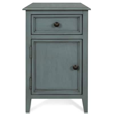 Aged Seafoam Side Table