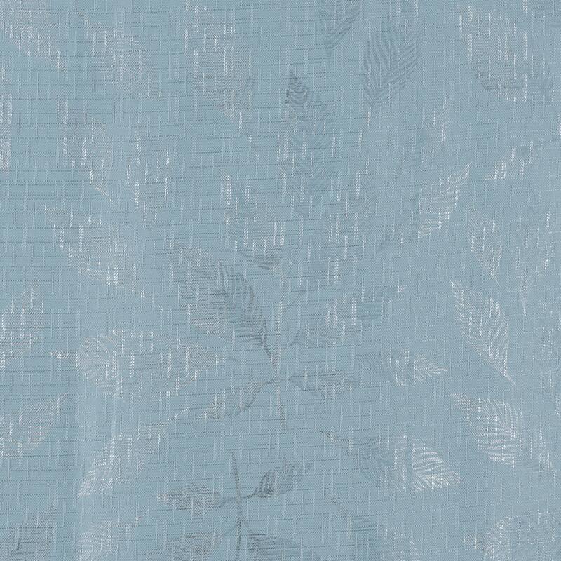 Bexley Foil Print Leaves Window Curtain