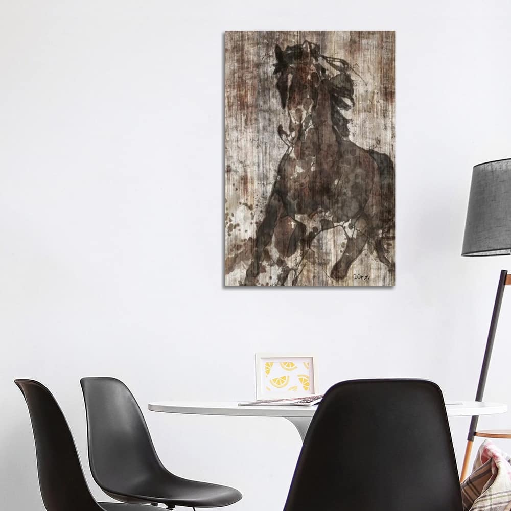 iCanvas "Galloping Horse" by Irena Orlov Canvas Print