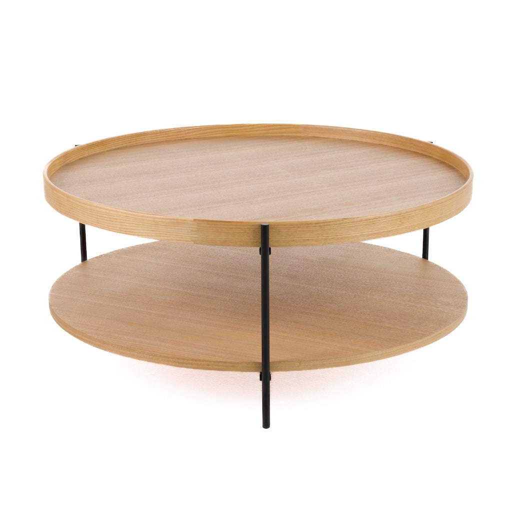 Modrest Savoy Modern Natural Ash Large Coffee Table