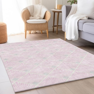 Premium Washable Super Soft Diamond Trellis Mayfield Rug