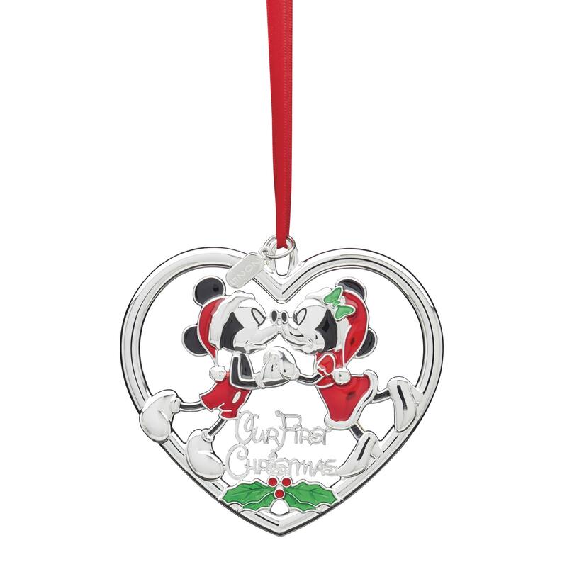 Lenox 2025 Our 1st Christmas Mickey & Minnie Mouse Ornament