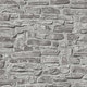 preview thumbnail 1 of 13, Galerie Wallcoverings Bricks and More Collection Rustic Stone Wall Matte Finish Vinyl on Non-woven Wallpaper Roll 33-feet long x 21-inches wide - Grey