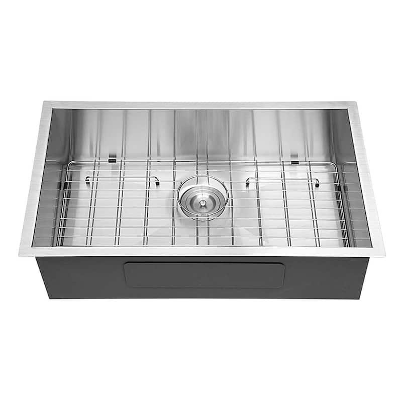 33" W x 19" D Stainless Steel Single Bowl Kitchen Sink - 33" x 19"