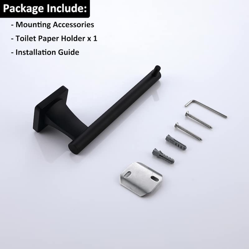 Wall Mounted Toilet Paper Holder Non-Slip Tissue Roll Holder