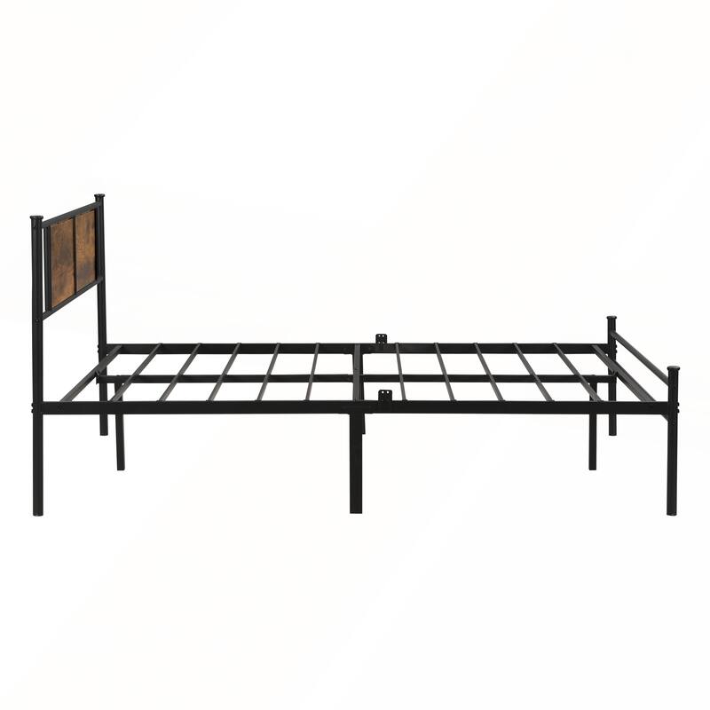 Metal Bedframe with Headboard