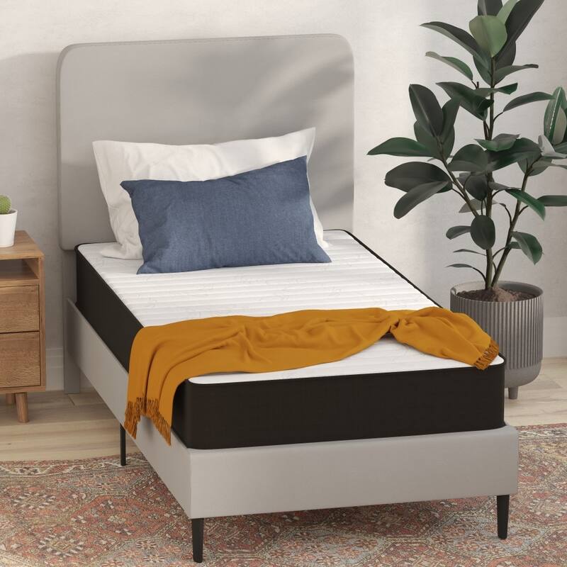 Medium Tight Top Innerspring Hybrid Mattress - Gray