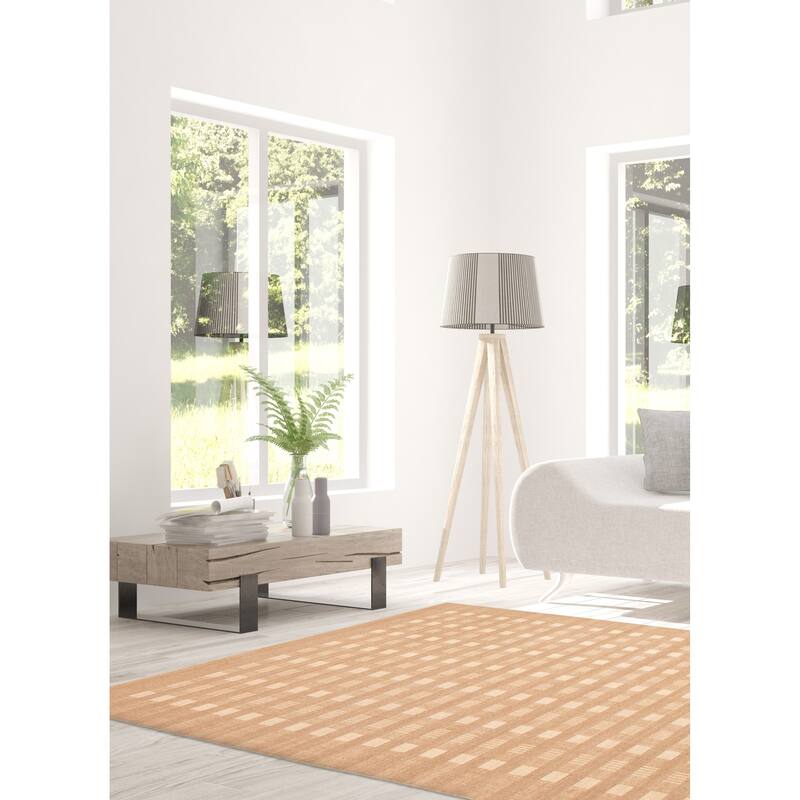 Kashkuli Gabbeh Tan Rug 8'1" x 11'2" - 8'1 x 11'2