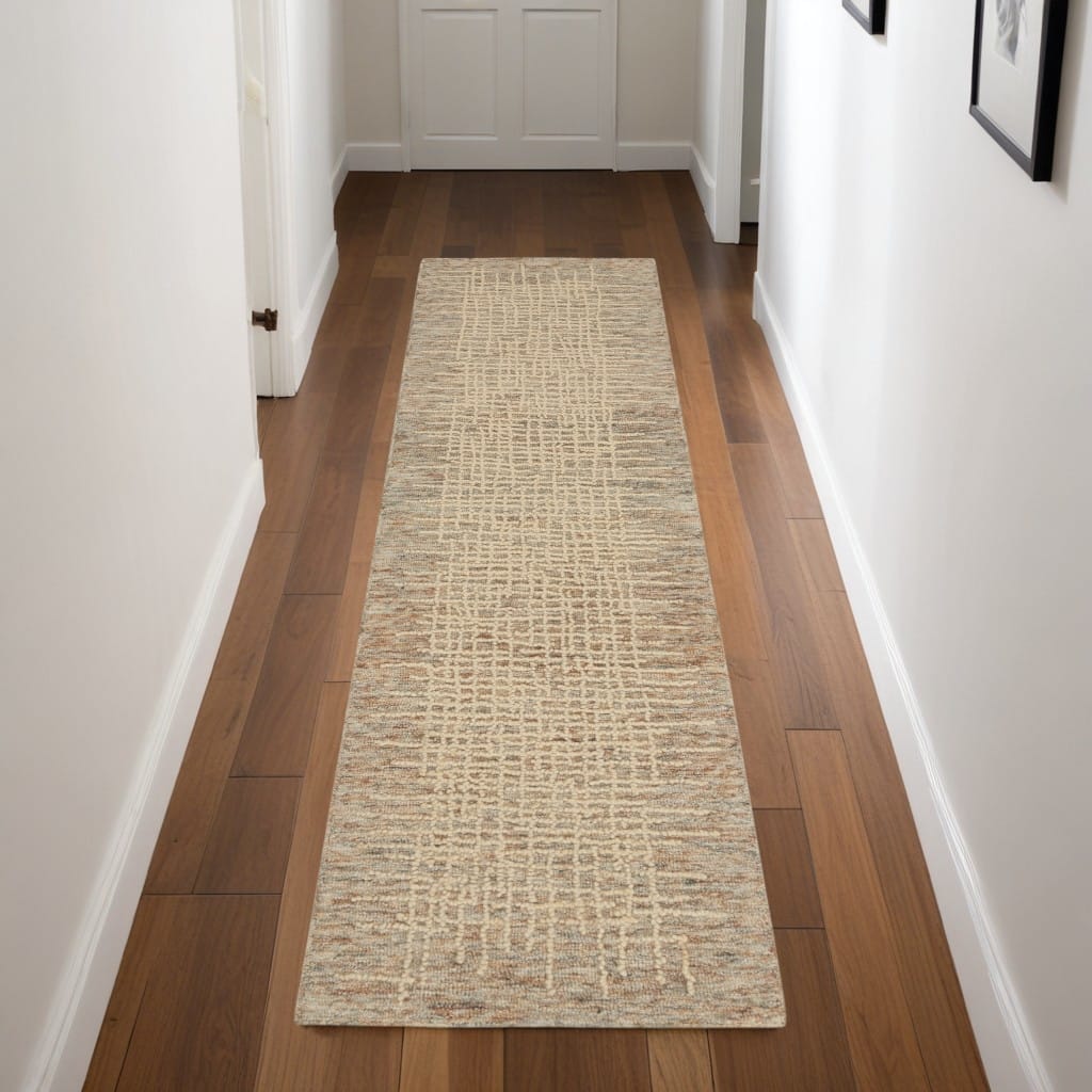 Fasa Power Loomed Abstract Modern Soft Area Rug By HomeRoots - 90' X '27' X '0.5