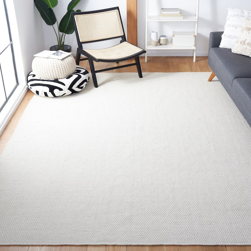 SAFAVIEH Handmade Vermont Tisha Wool Rug - 11' x 15' - Ivory
