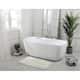 Option Glossy White with Chrome Trim