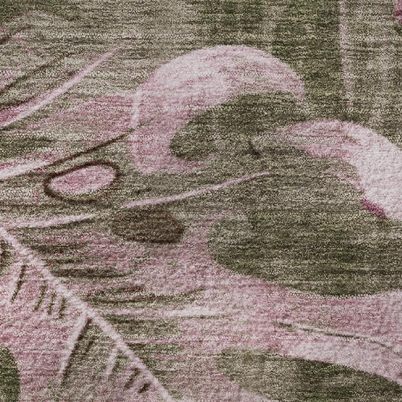 Premium Washable Super Soft Tropical Floral Mayfield Rug