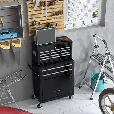 Rolling Tool Storage Cabinet with 4 Wheels,with 8 Drawer