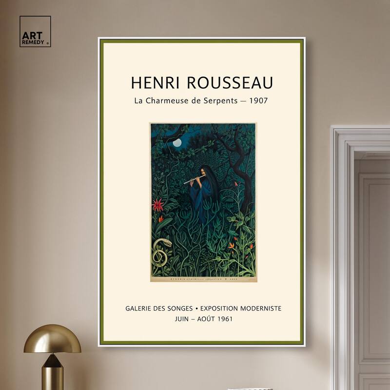Rousseau's Jungle Dream Canvas by Art Remedy
