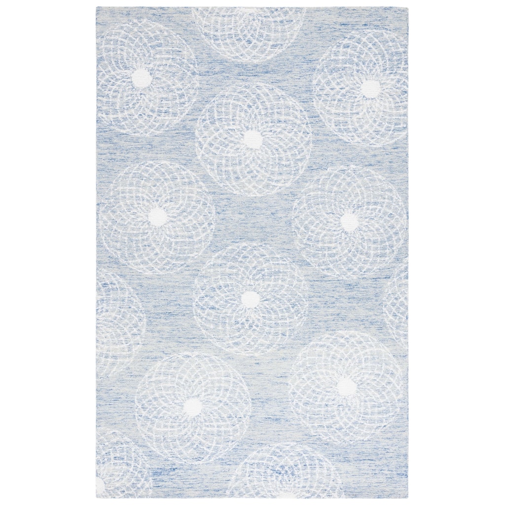 SAFAVIEH Handmade Ebony Angeliki Modern & Contemporary Wool Rug