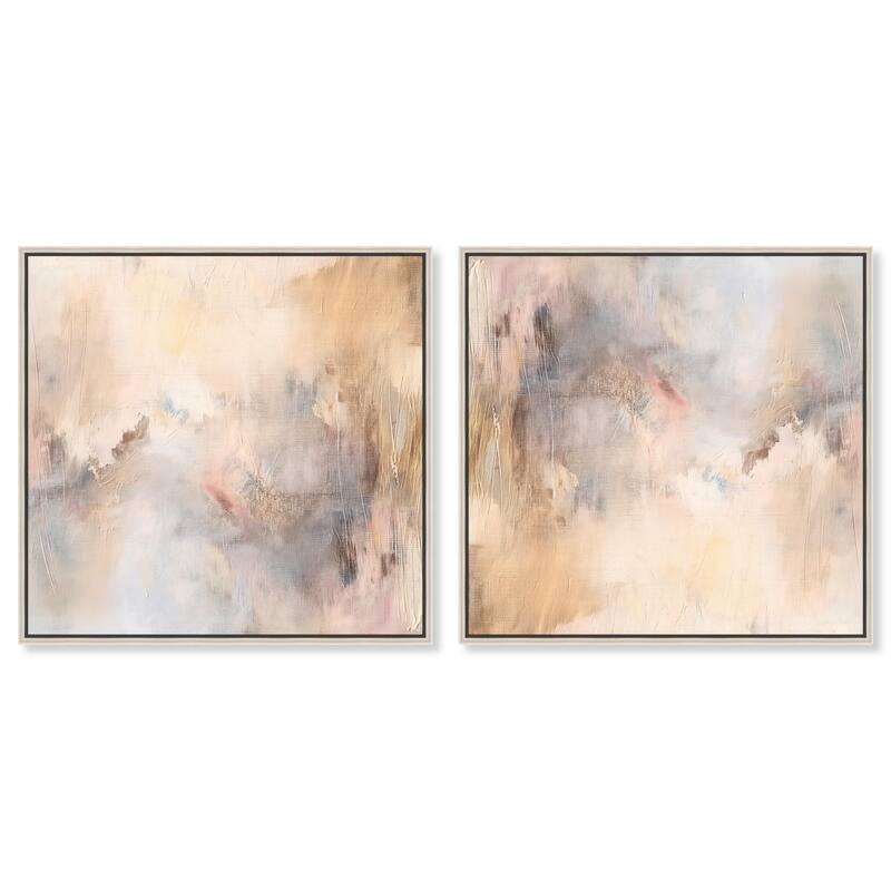 Gossamer Light Canvas by Art Remedy - 16" x 16" - Silver