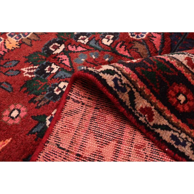 ECARPETGALLERY Hand-knotted Andelz Dark Red Wool Rug - 3'7 x 9'9
