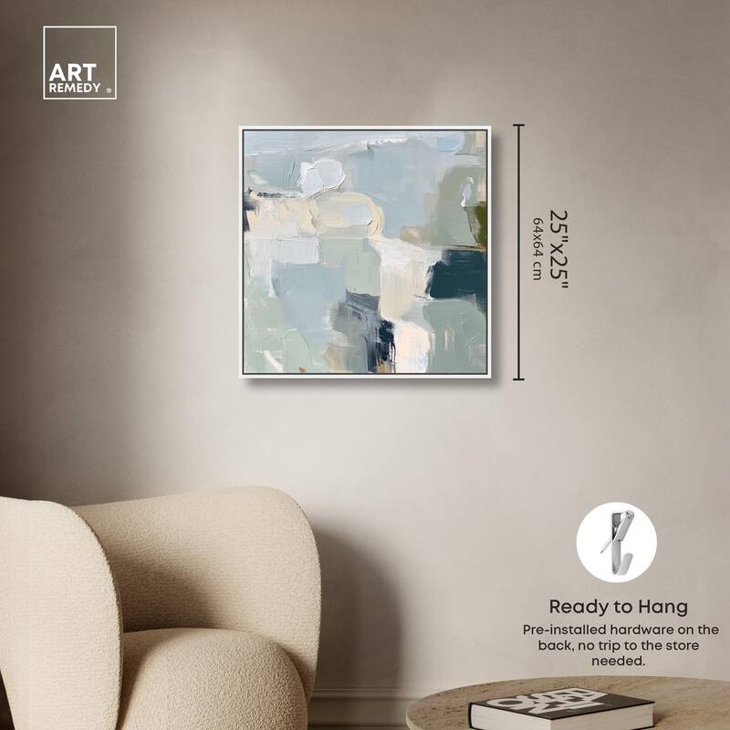 Seafoam and Sand II Canvas by Art Remedy