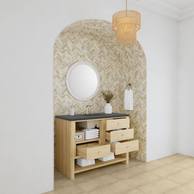 James Martin Vanities D404-V48-3CSP Marigot 48" Single Basin Wood