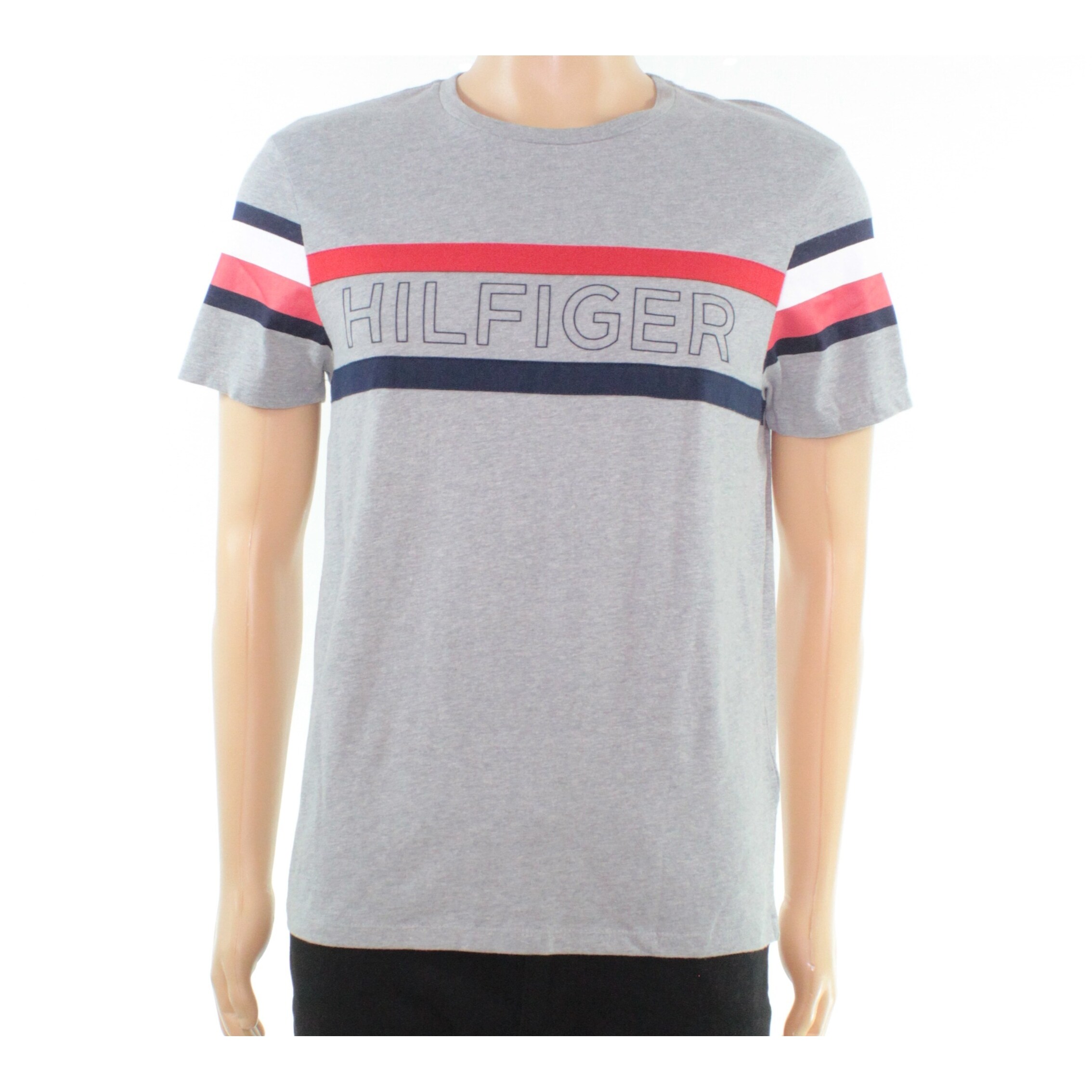 tommy hilfiger men's t shirt grey
