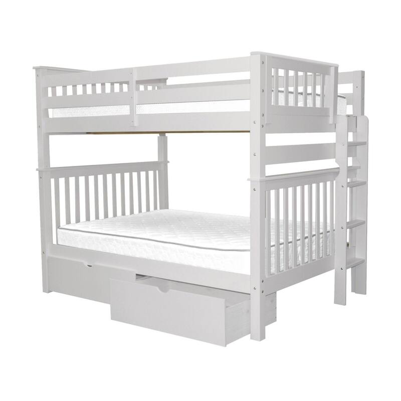 Taylor & Olive Trillium Full over Full Bunk Bed, 2 Drawers