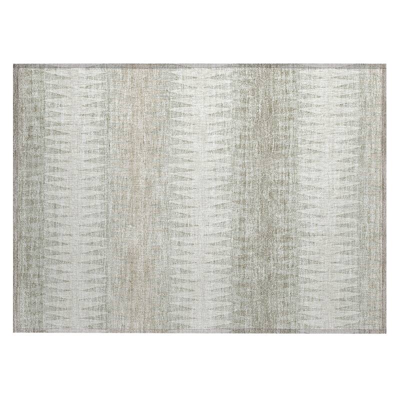 Machine Washable Indoor/ Outdoor Chantille Contemporary Rug