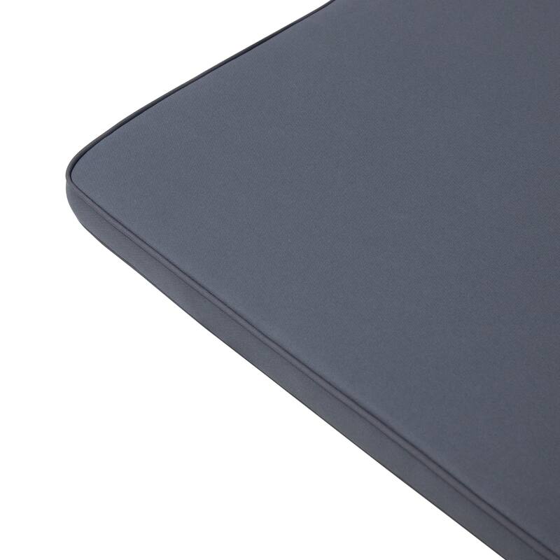 Nadine Outdoor Acacia Wood Chaise Lounge and Cushion Set by Christopher Knight Home