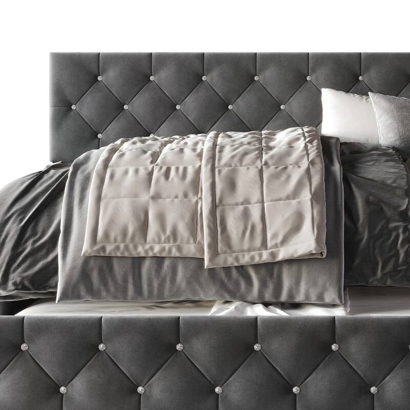 Clayfell Darcey Luxurious Velvet Upholstered Daybed