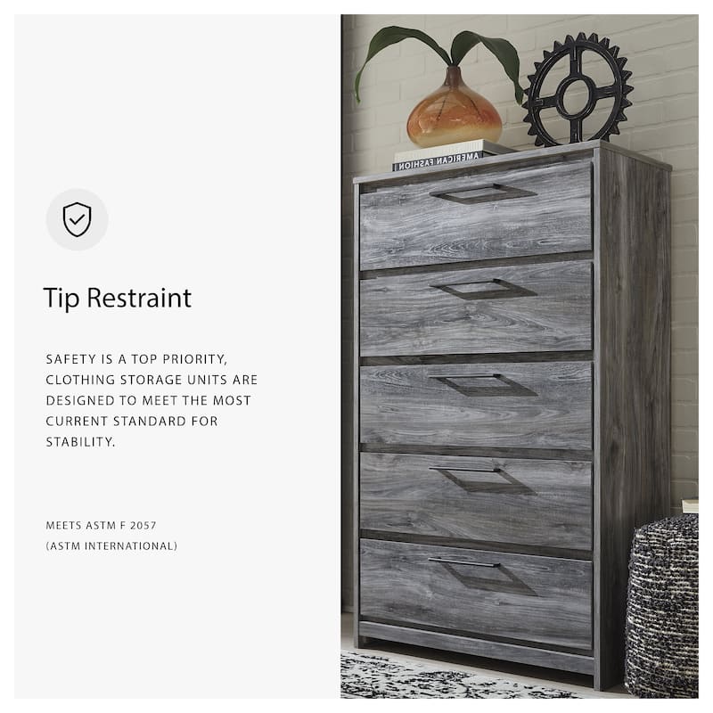 Signature Design by Ashley Baystorm Gray Dresser